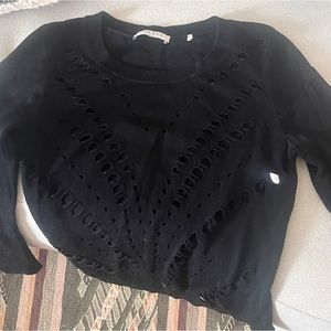 Sandro cut out sweater